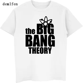 Naujas Big Bang Teorija, T-marškinėliai Vyrams, Atsitiktinis vatos Pagaliukai Vasaros Mados Trumpas Rankovės O-neck T Shirt Hip-Hop Vyrų Tees