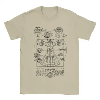 Vyriški Marškinėliai 189 Grendizer DaVinci Atsitiktinis Medvilnės Tees Trumpas Rankovės UFO Robotas Goldrake T Shirts, O Kaklo Viršūnes Vasaros