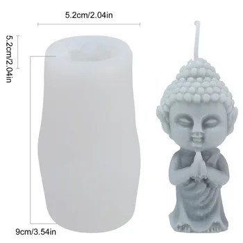 Buda Dizaino Žvakė Silikono Formos 