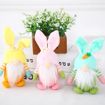 Velykų Cute Bunny Elf Lėlės Kiaušiniai Triušių Šalis Linksmų Velykų Šalis Dekoro Namų 2022 Velykų Vaikams Beveidis Žaislai, Dovanos Naudai