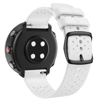 Silikono Oficialiai Grupė Už Poliarinio Vantage M Sportas Dirželis, Minkštas Watchband Pakeitimo Smartwatch Riešo Apyrankę Kvėpuojantis Apyrankė 2