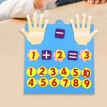 Jaučiausi Valdybos Piršto Numerių Skaičiavimo Žaislas Ankstyvojo Lavinimo Žaislai Ikimokyklinio amžiaus