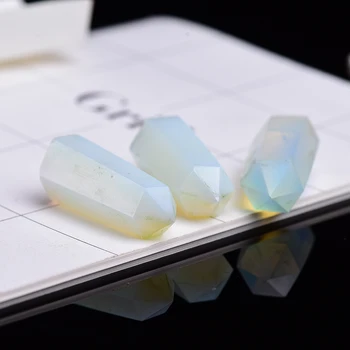 35-45mm Opal Šešiakampe Skiltyje Kristalų Taško Remonto Crystal Healing Magic Wand Akmens Namo Apdailą Feng Shui Kambario Apdaila 5