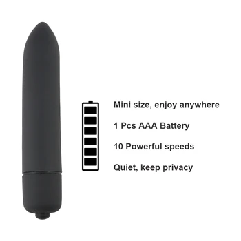 9 Spalvų 10 Greičio Mini Kulka Dildo Vibratorius Klitorio Stimuliatorius Sekso Produktai AV Stick Analinio Sekso Žaislai Moterims, Masturbator 1