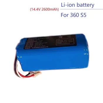 Pakeitimo Li-ion Baterija 14,4 V 2600mAh 360 Dulkių siurblys S5 Robotas, Atsarginės Dalys, Priedai