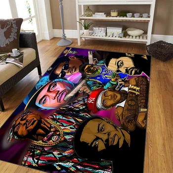 Hip-hop muzikos žvaigždė aikštėje spausdinti modelio žaisti nuskaitymo kilimų jogos kilimėlis kambarį kilimas kempingas iškylą kilimų Madinga žaisti kilimėliai
