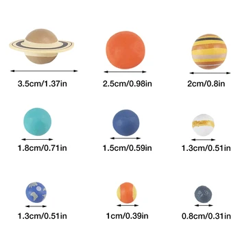 Saulės Sistemos Modelis Devynių Planetų Modelis Mokslas Astronomija Mokymosi Žaislų Planetos Modelis Amatų Kosmoso Žaislai Astronomijos Planetos Modelis, Žaislai