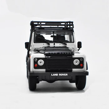 WELLY 1:24 Land Rover Defender 90 Lydinio Automobilių Diecasts & Žaislinės Transporto priemonės Automobilio Modelio Miniatiūra Masto Modelio Automobilių Žaislai Vaikams 0
