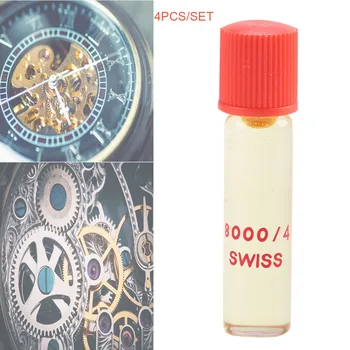 4Pcs 8000/4 Žiūrėti Naftos Laikrodis Kišenėje Žiūrėti Priežiūros Suisse Tepalo Alyvos Žiūrėti Dalys, Remontas Įrankis Aksesuaras Watchmaker