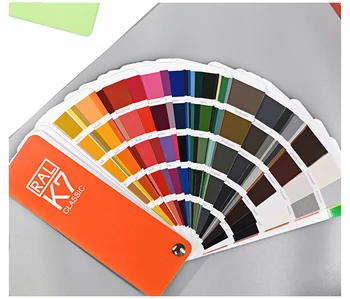 2021 naujas originalus vokiečių RAL spalvų paletės tarptautinį standartą Ral K7 dažų spalva kortelės 215 juostelės dovanų dėžutėje