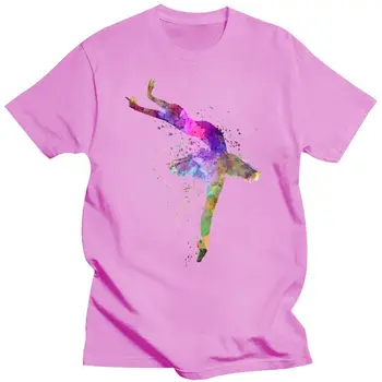 Vyrai Drabužių Mados Vasaros Rudens T-Shirt Moterims Marškinėliai Jauna Moteris Ballerina Baleto Šokėjas, Šokių Meno Marškinėliai Mergina Casu
