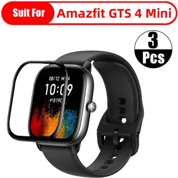 Lankstus, Minkštas Ekrano apsaugos Amazfit GTS 4 Mini GTS4 Apsauginės Plėvelės Visiškai Padengti Huami Amazfit GTS4 4Mini Smartwatch 0