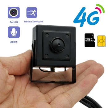 ES 3G 4G Lte Nešiojamas Mini 4G Kamera 1920P 1080P GSM SD SIM Kortelės CCTV P2P Garso Priežiūros Stebėti Saugumo Pinhole Camhi App 2
