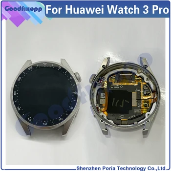 Originalą Huawei Žiūrėti Pro 3 48MM GLL-AL01 LCD Ekranas Jutiklinis Ekranas skaitmeninis keitiklis Asamblėjos Watch3 Pro 3Pro Ekranas Su karkasu