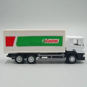 1:64 Diecast Automobilio Modelį Žaislas Scania P-Series Castrol Tank sunkvežimis