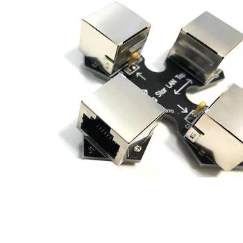 Rzucanie Žvaigždutė LAN Bakstelėkite 1.5 Tinklo Paketo su RJ45 Jungtis Užfiksuoti Mod Replika Stebėsenos Ethernet Pertraukos Haker Įrankis