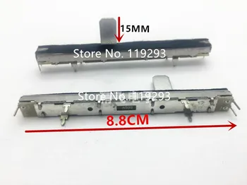 SC6042N mono tiesiai stumdomas push-pull 88mm 8.8 CM A10k potenciometras A50K A503 A103 dimeris konsolė maišytuvas 15MMB velenas-10p 3