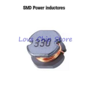 100vnt Inductores de potencia SMD Galia Induktyvumo ritė, CD42 2.2 uH 3.3 uH 4.7 uH 6.8 uH 10uH 22uH 33UH 47UH 2R2 3R3 4R7 6R8 4.5*4*2.5 mm 1