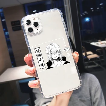 Anime Mano Herojus akademinės bendruomenės Shigaraki Tomura Telefono dėklas skirtas IPhone 12 11 13 14 Pro MAX XR XS SE 7 X 8Plus atsparus smūgiams Minkštas Viršelis Shell
