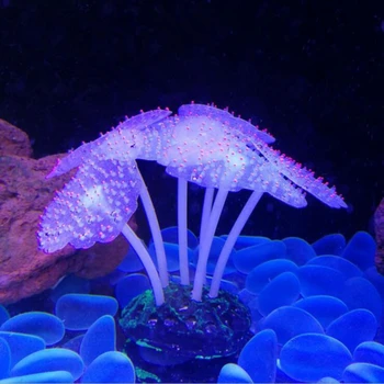 Akvariumas Šviesos Modeliavimo Augalų Apdailos Jūros Anemone Žuvų Bakas Didelis Įranga, Dirbtinės Akvariumo Augalų Žvejybos Reikmenys