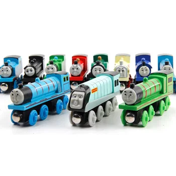 Suderinama su Brio Prekės Dainos Geležinkelio Lokomotyvų Žaislų ir Vaiko Naujų Emily Medienos Traukinio Magnetinės Medinės Traukinių Modelio Automobilių Žaislas