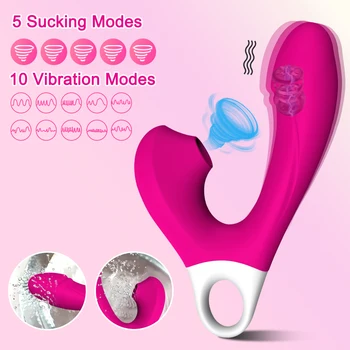 Dildo, Vibratoriai Moterims Čiulpti Vibratorius Clit Sucker-Klitorio Dulkių Stimuliatorius G-Spot Massager Suaugusiųjų Sekso Žaislai Moterims 0