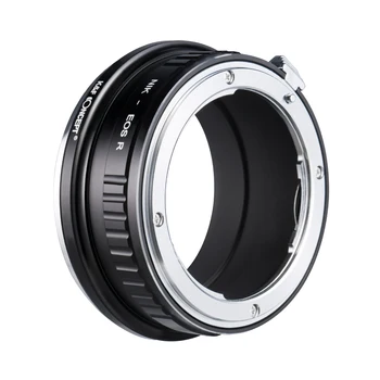 K&F SĄVOKA Filtras Objektyvo Apsodo Adapteriu Žiedas, skirtas Nikon F Objektyvų Canon EOS R Fotoaparato Aliuminio Juoda Len Adapteriai