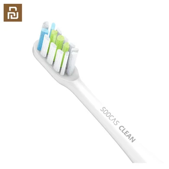 Originalus 2VNT SOOCAS Pakeisti dantų šepetėlį Galvos SOOCAS / SOOCARE X3 Mi Home APP Kontrolės Bluetooth Teethbrush 0