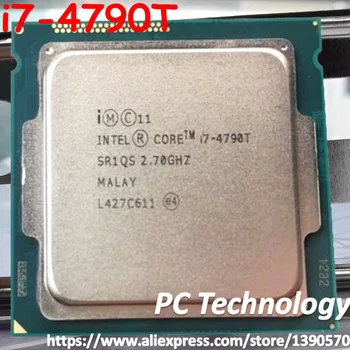 Originalus Intel core i7 4790T SR1QS processor 2.70 GHZ, 8MB 45W Quad-Core i7-4790T CPU LGA1150 22nm nemokamas pristatymas