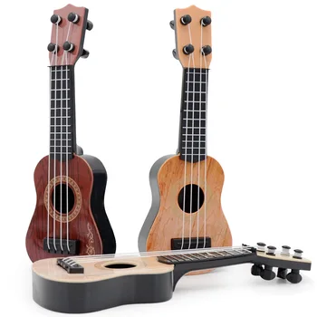 4 Stygų Klasikinės Havajų Gitara Žaisliniai Muzikos Instrumentai Vaikams, Mini Gitara Ankstyvojo Ugdymo Mažas Gitara Žaislai Vaikams 1