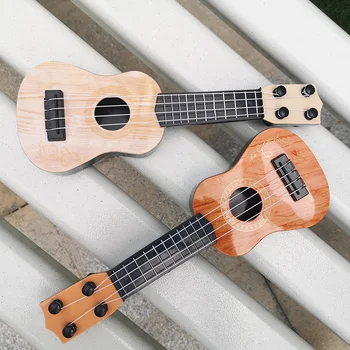 4 Stygų Klasikinės Havajų Gitara Žaisliniai Muzikos Instrumentai Vaikams, Mini Gitara Ankstyvojo Ugdymo Mažas Gitara Žaislai Vaikams 3