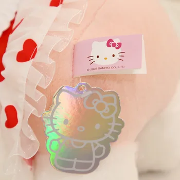 Sanrio 30cm Kawaii Hello Kitty iškamša Žaislai, Lėlės Mielas Pliušinis Priedai Plushies Mergaitėms Dovana Vaikams Gimtadienio