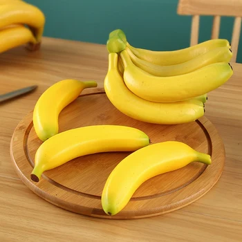 1pc Modeliavimas Bananų Vaisių Dirbtinių Vaisių, Bananų Modelis Gimtadienio Žaislai, Vaikų Dovanos Išpakavimas Žaislas Vaisių Modelis