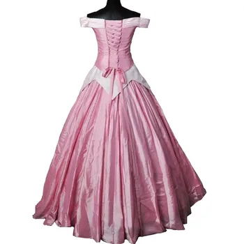 Pagal užsakymą pagamintus Aukščiausios Kokybės Princesė Aurora Cosplay Kostiumų Suaugusiems moterys Šalis Kostiumas Suknelė 1
