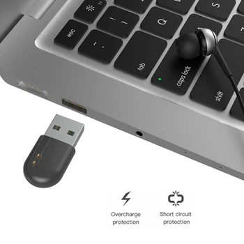 Mini USB Įkroviklis Xiaomi Mi Juosta 7 6 5 NFC Pakeitimo Smart Apyrankės Įkrovimo Bazės Mini Įkroviklis Dokas Lopšys 2