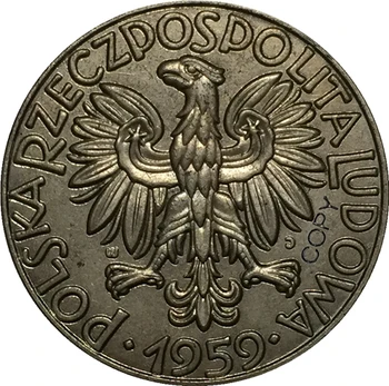 1959 m. Lenkijos monetų KOPIJOS